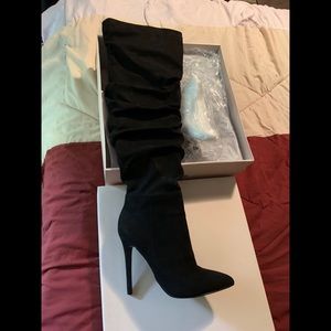 JustFab Knee High Boots “Francis”